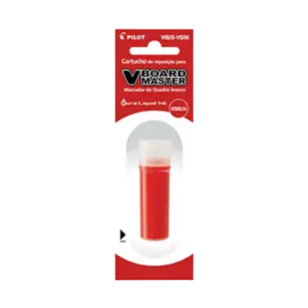 REFIL PARA PINCEL QUADRO BRANCO WBS-VBM VERMELHO