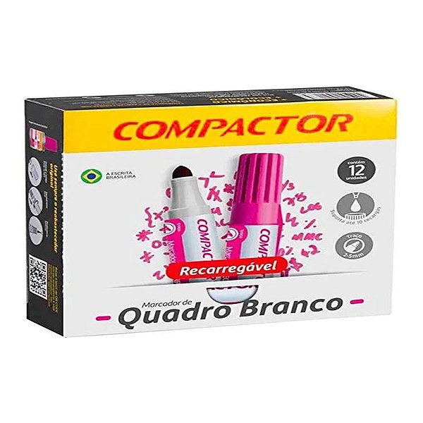 PINCEL PARA QUADRO BRANCO ROSA