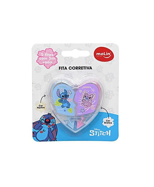 CORRETIVO EM FITA STITCH CORACAO 2FITAS X 5M DP.C