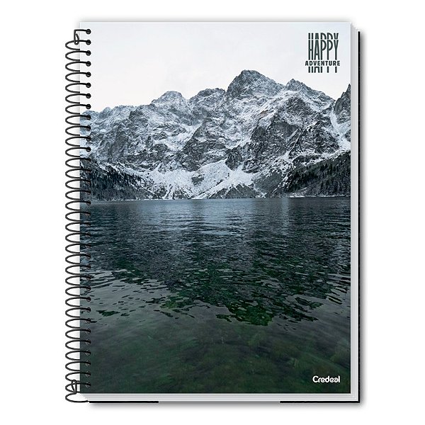 CADERNO UNIVERSITARIO C.DURA 096F/01M HAPPY ADVE