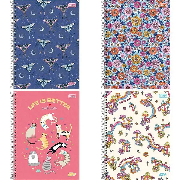 CADERNO UNIVERSITARIO C.DURA 096F/01M D+FEMININO