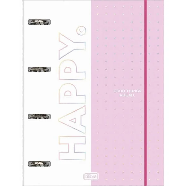 CADERNO ARGOLADO HAPPY