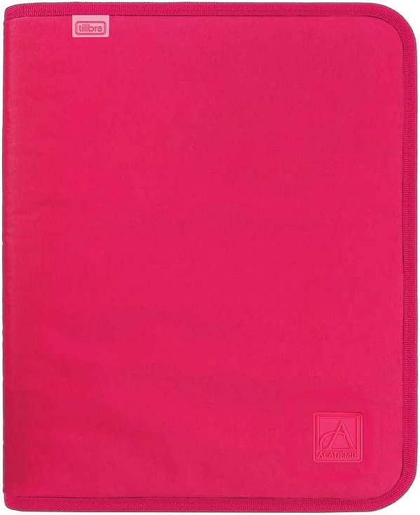 CADERNO ARGOLADO UNIVERSITARIO ACADEMI CEREJA