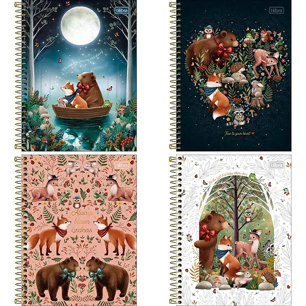CADERNO COLEGIAL C.DURA 080F/01M 90G LOVELAND