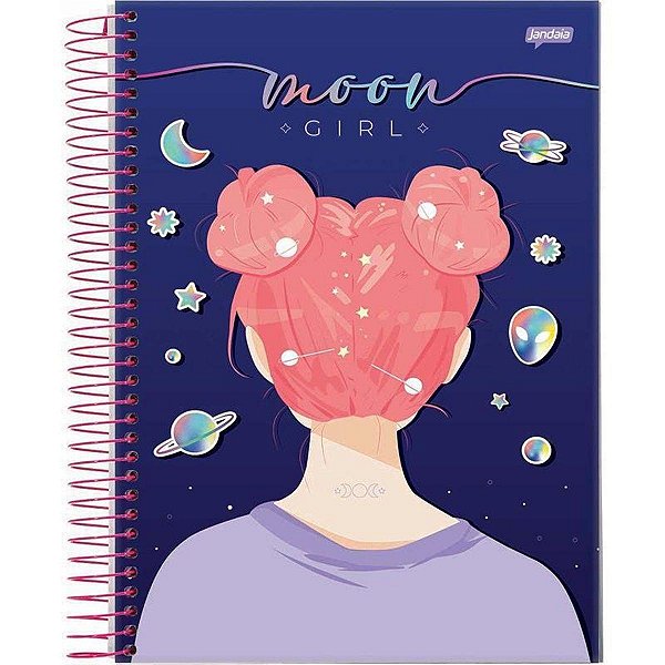 CADERNO CAPA DURA UNIVERSITARIO IT GIRL 20M 400F