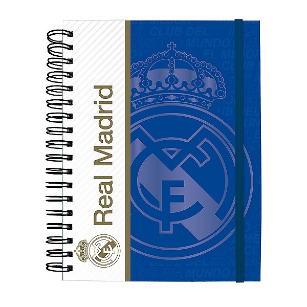 CADERNO COLEGIAL SMART 080F/01M REAL MADRID