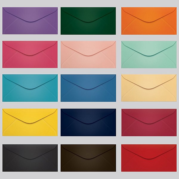 ENVELOPE CARTA OFICIO 114X229 COLORIDO