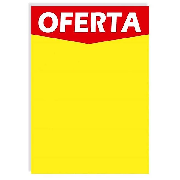 CARTAZ OFERTA PAPEL DUPLEX 021X029CM AM