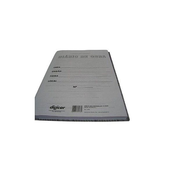 LIVRO DIARIO DE OBRAS 100F