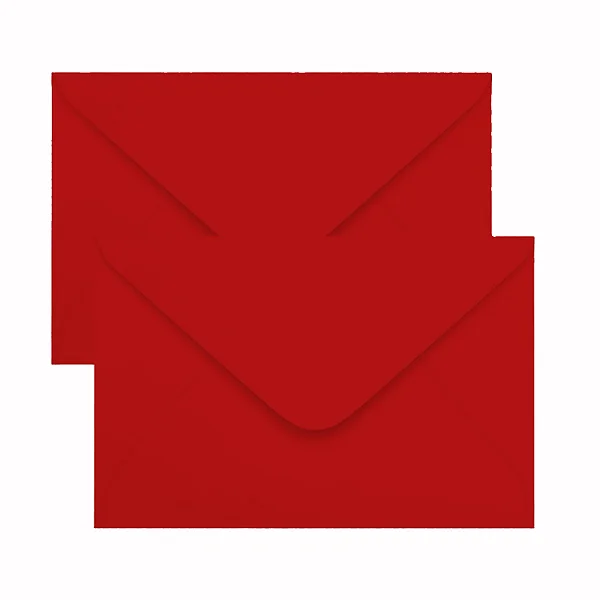 ENVELOPE CARTA 114X162 COLORIDO VERMELHO
