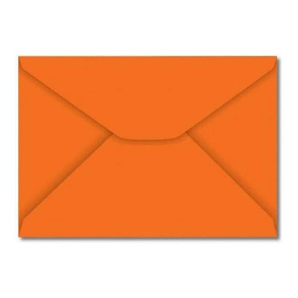 ENVELOPE CARTA 114X162 COLORIDO LARANJA CARTAGENA
