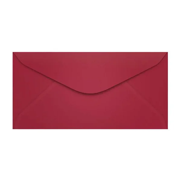 ENVELOPE CARTA OFICIO 114X229 COLORIDO VINHO