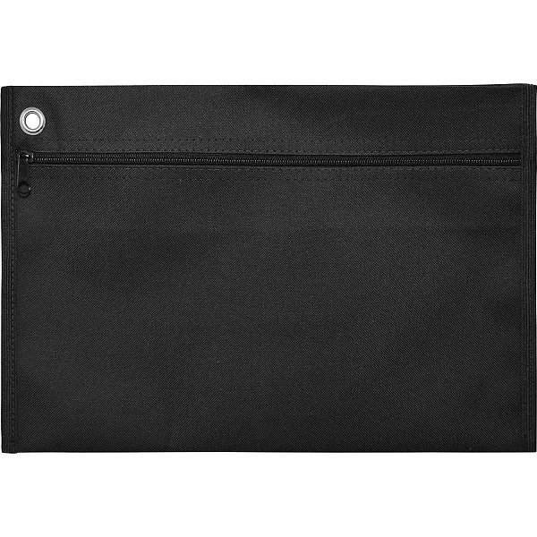 MALOTE LONA 30X40CM AZUL/PRETO HORIZONTAL