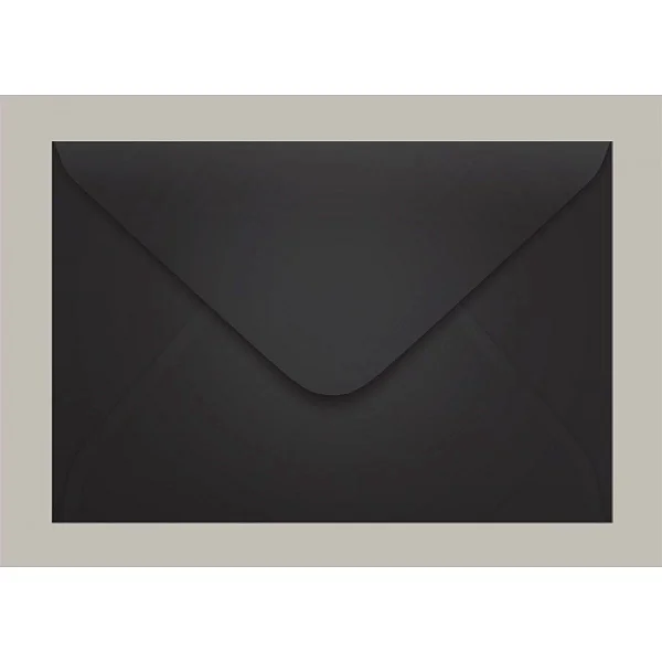 ENVELOPE CONVITE 160X235 PRETO LOS ANGELES