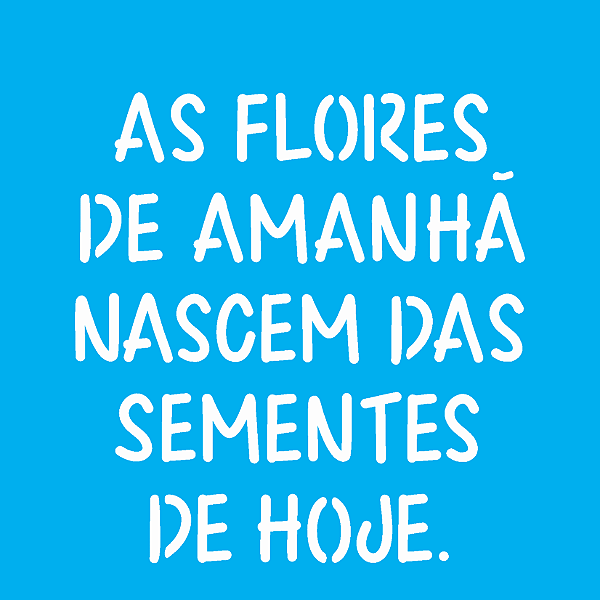 MOLDE VAZADO/ESTENCIL 14X14CM FRASE AS FLORES