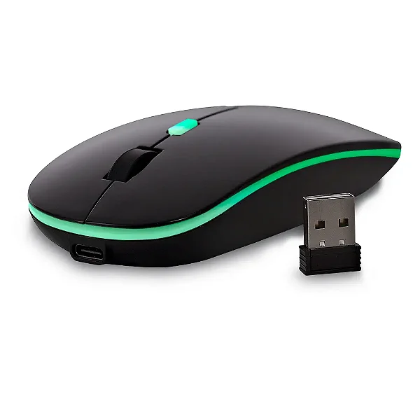 MOUSE SEM FIO CROMA 2.4G 1600 DPI PRETO