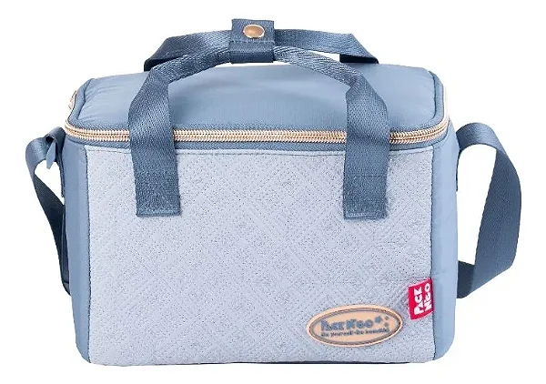 Lancheira Matelassê Azul Packn Go