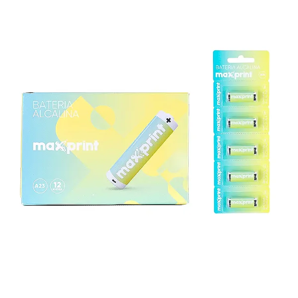 Bateria Alcalina A23 12V Maxprint Unidade