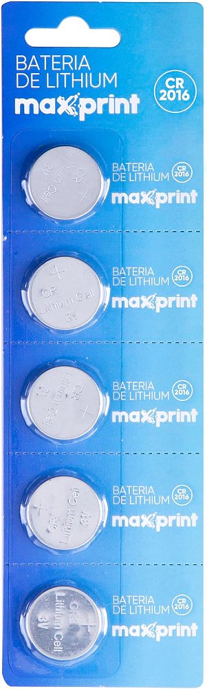 Bateria Lithium Maxprint CR2016 3V Unidade