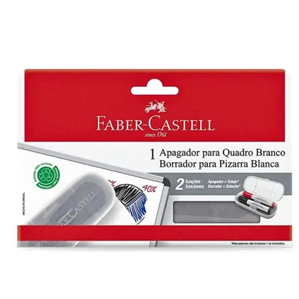 Apagador para Quadro Branco com Depósito Faber-Castell