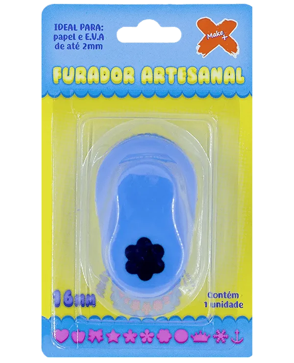 Furador de EVA Flor 6 Pétalas 16mm Make+