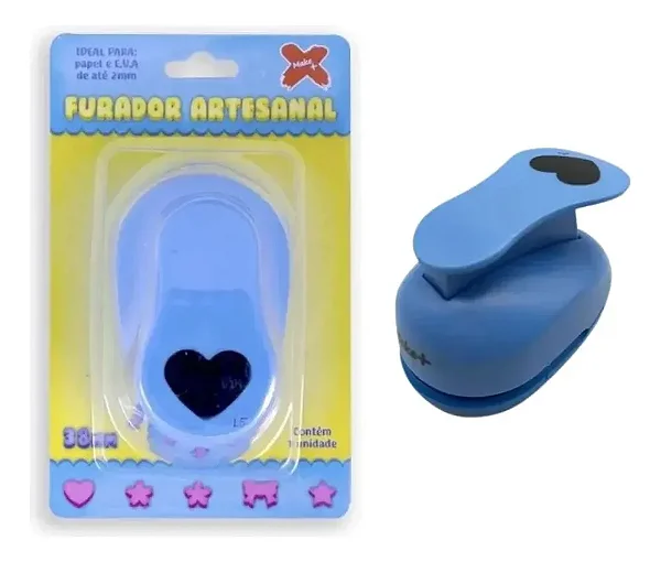 Furador EVA Coração 38mm Make+
