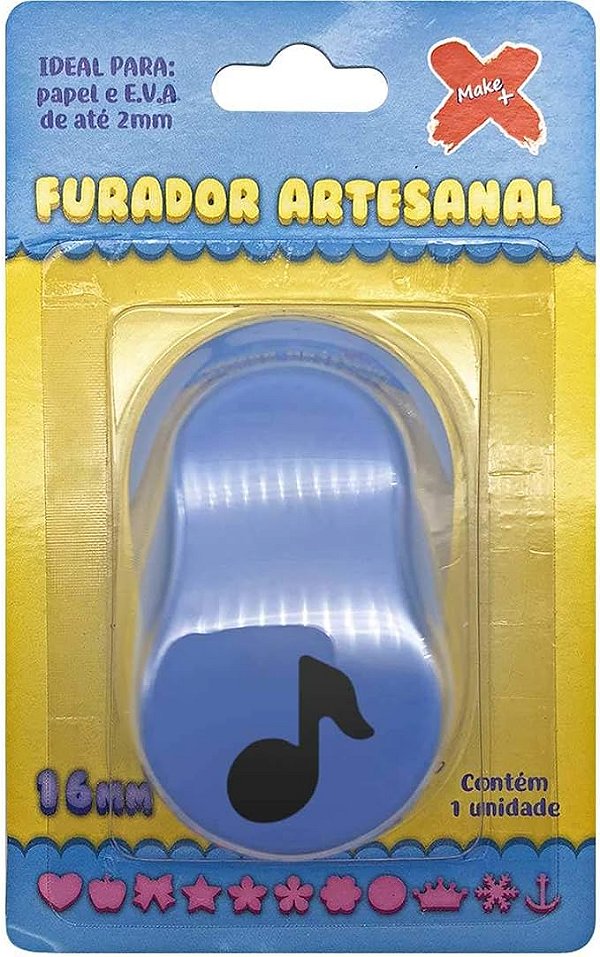 Furador EVA 16mm Nota Musical Make+