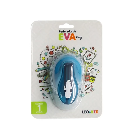 Furador Papel Cactus 25mm EVA Leoa Arte