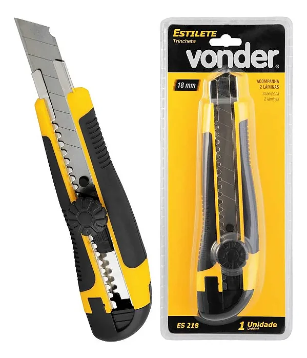 Estilete Largo 18mm ES218 Vonder