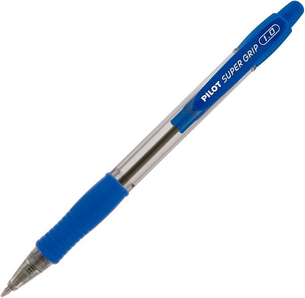 Caneta Pilot Super Grip 1.0mm Azul