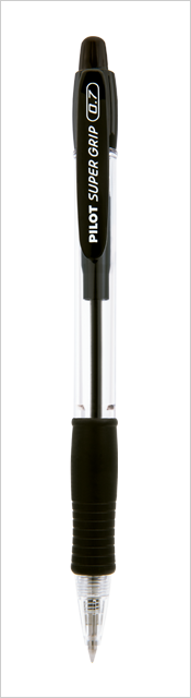 Caneta Super Grip 0.7mm Preto