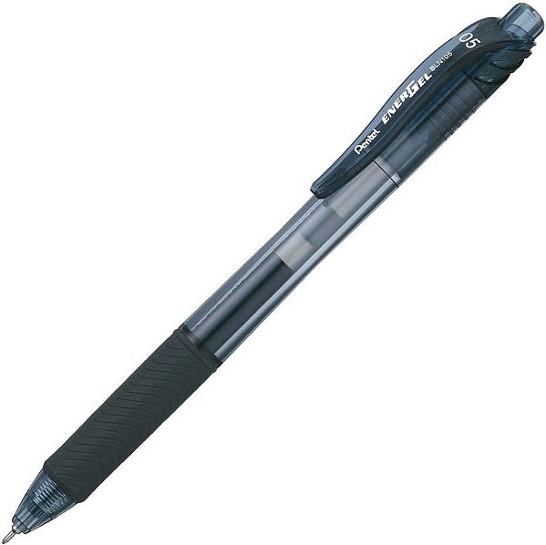 Caneta Energel Retrátil 0.5mm Preta