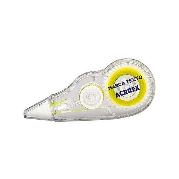 MARCA TEXTO FITA 3M AMARELO LIMAO (1/24) - ACRILEX