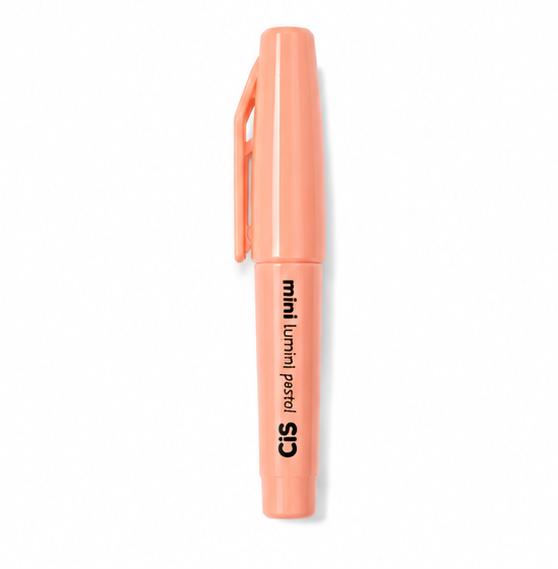 Marca Texto CIS Mini Lumini Pastel Laranja