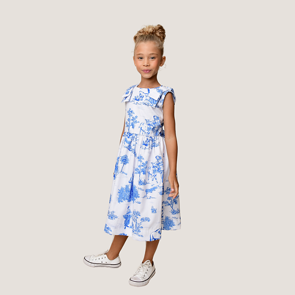 Vestido Luisa Toile de Jouy