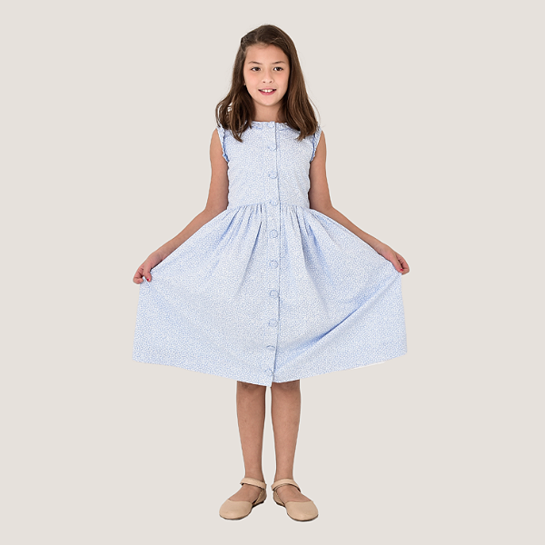 Vestido Alice Liberty Azul