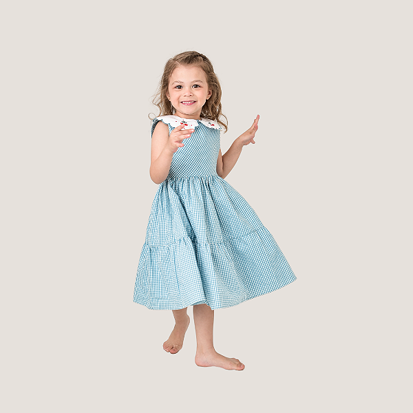 Vestido Isis Vichy Verde