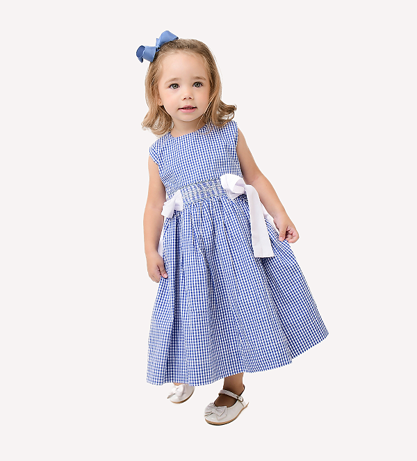 Vestido Yolanda Vichy Azul