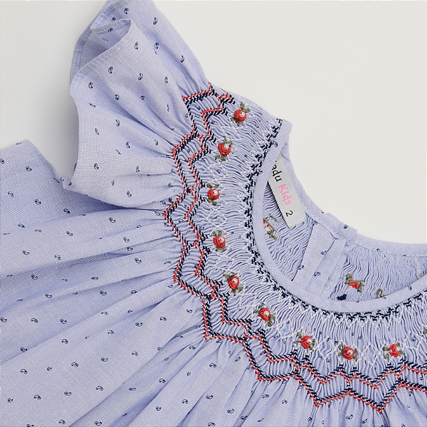 Vestido Mariah Mini Peixe Azul