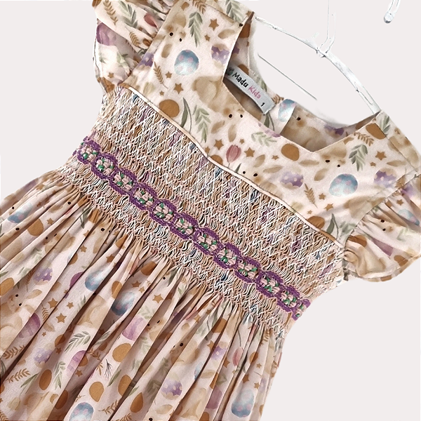 Vestido Olívia Coelho Candy Decote Quadrado