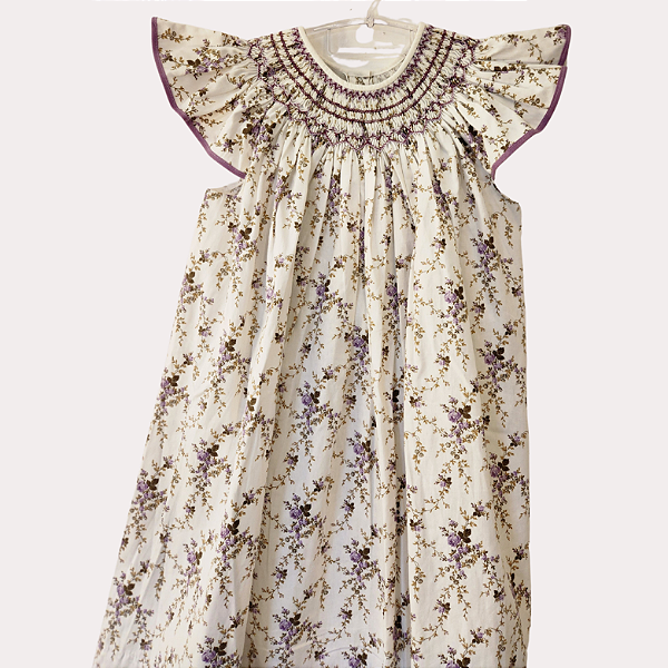 Vestido Mariah Lilás Floral