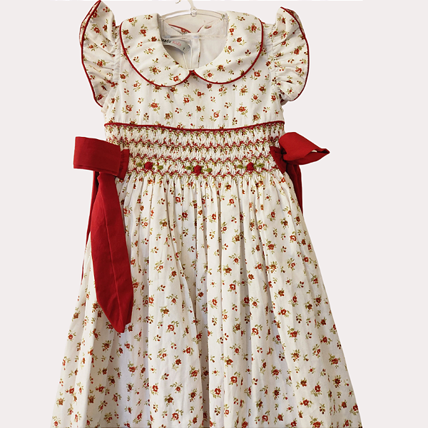 Vestido Isadora Floral Vermelho