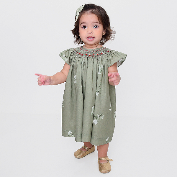 Vestido Mariah Floral Verde