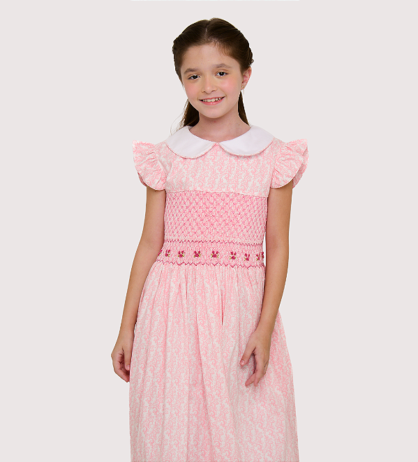 Vestido Luna Arabesco Rosa