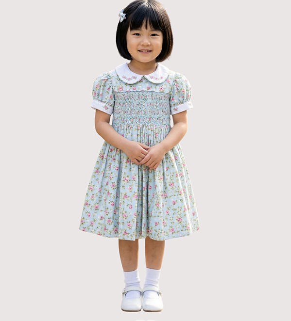 Vestido Vicky Floral Azul