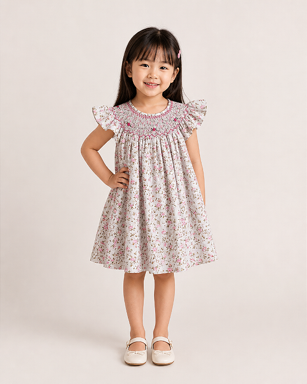 Vestido Mariah Mini Rosas