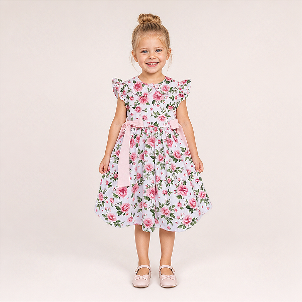 Vestido Aurora Rosas
