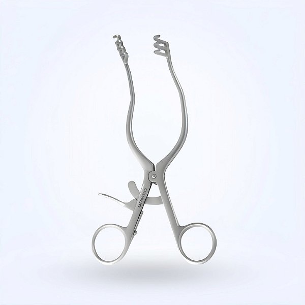 Afastador Weitlaner Curvo 20cm 3 X 4 Dentes