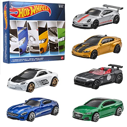 HOT WHEELS EUROPEAN CAR CULTURE THEMED PACK C 6 - HDH51