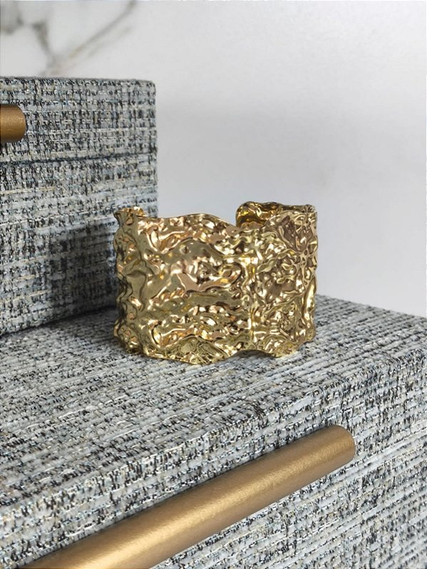 Maxi bracelete banho ouro 18k